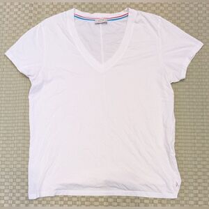 Ayr 100% Pima Cotton V-neck T-shirt Men's Size Small Made in Peru